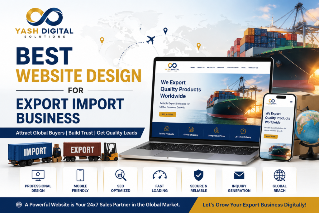 Best Website Design for Export Import Business